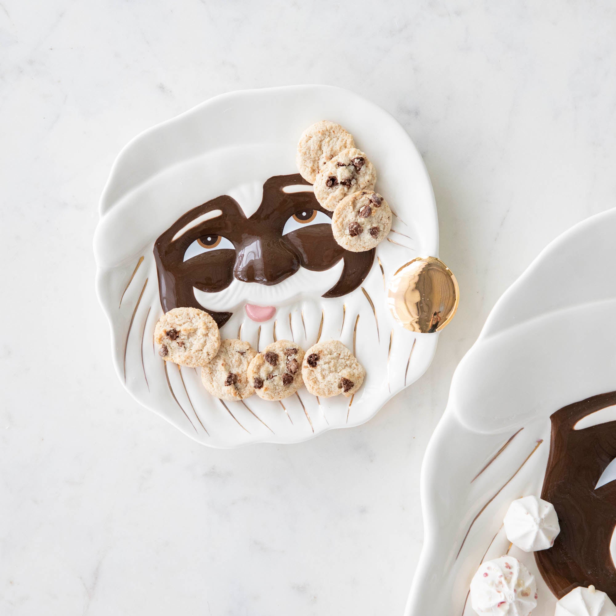 Dark Brown Papa Noel Cookie Plate – Hester & Cook