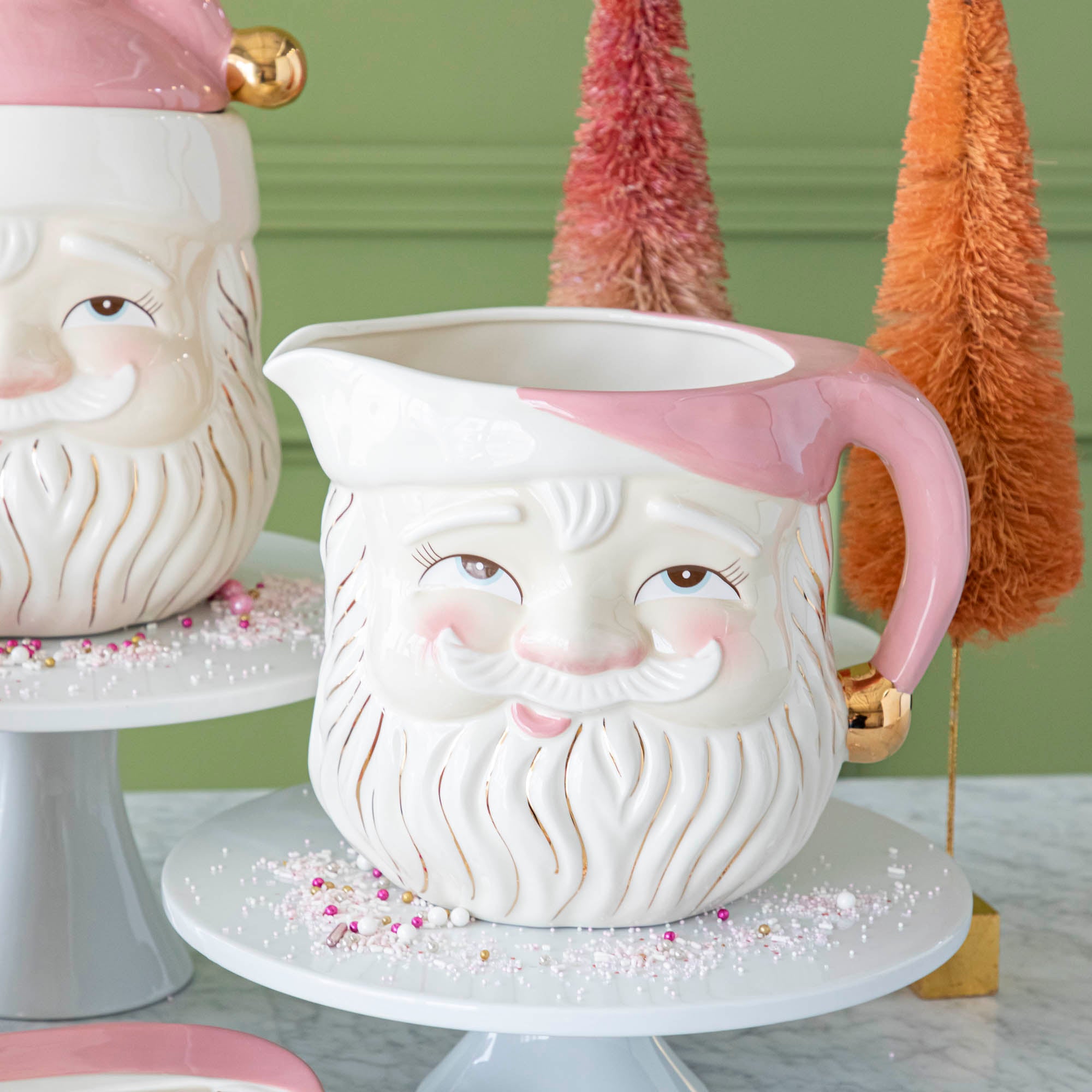 Papa Noel Pink Pitcher