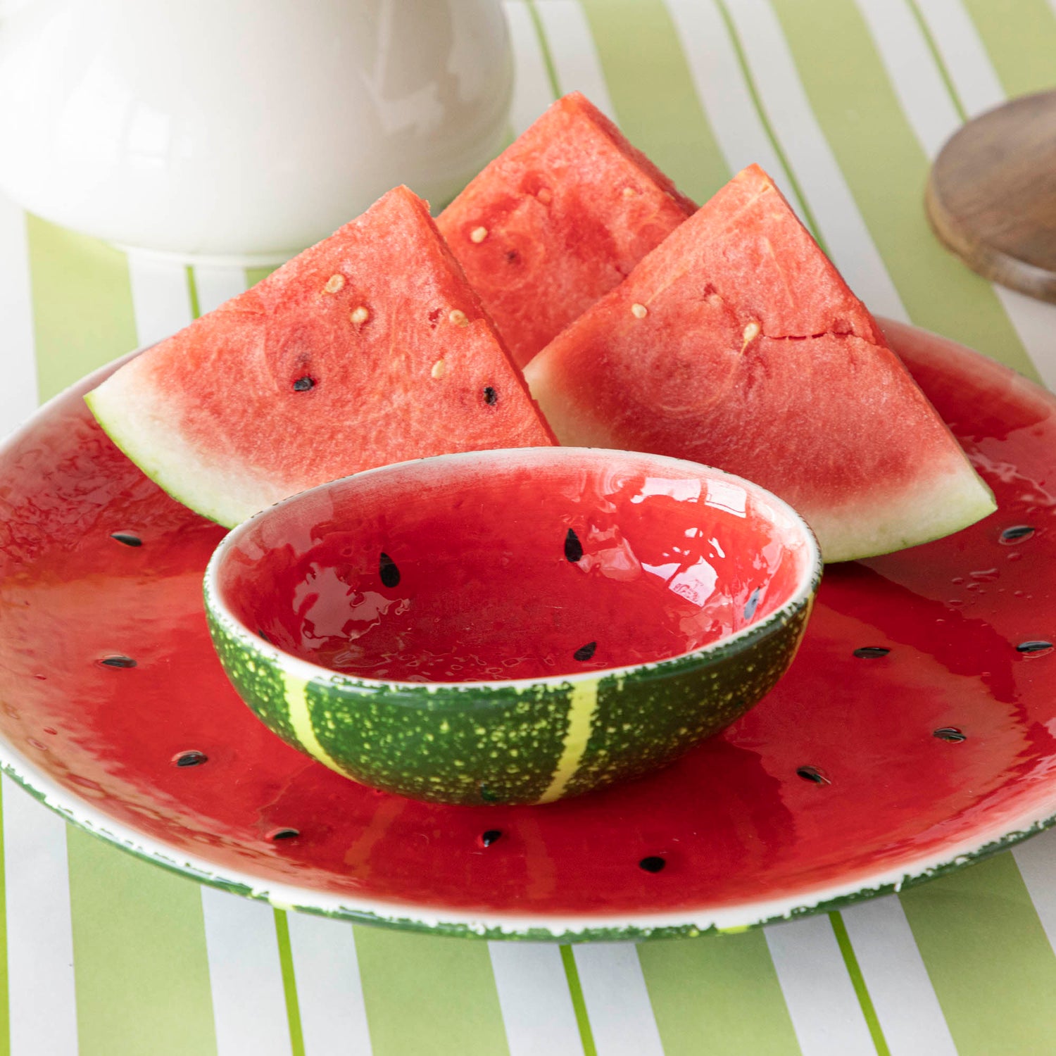 Ceramic Watermelon Platter