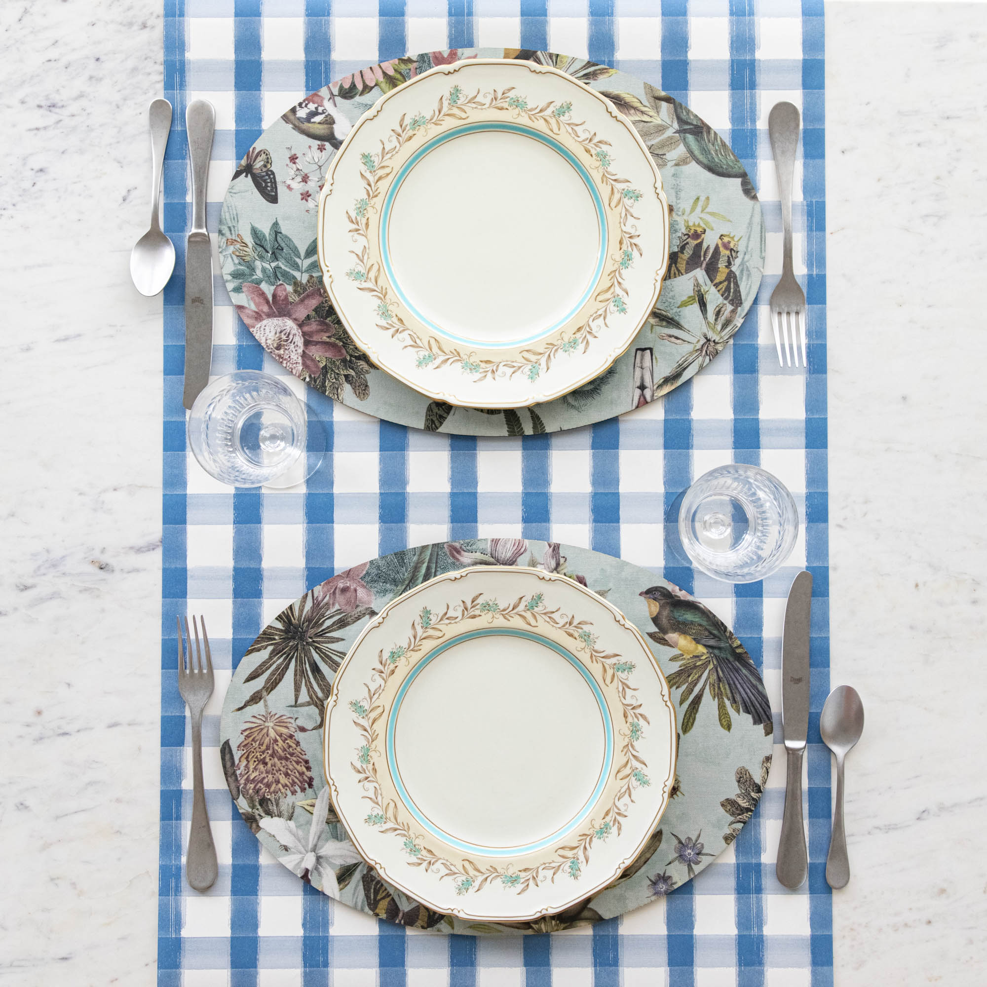 Oval Bright Floral Placemats