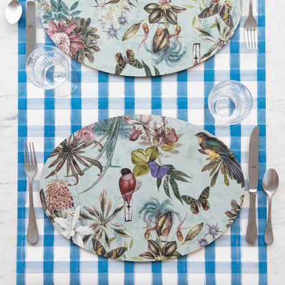 Oval Bright Floral Placemats