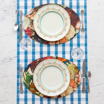 Oval Flemish Flowers Placemats