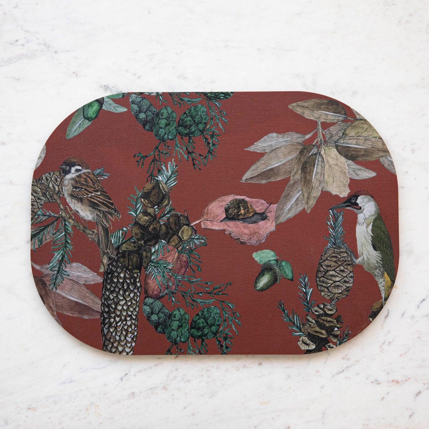 Italian Fall Bird &amp; Floral Placemats