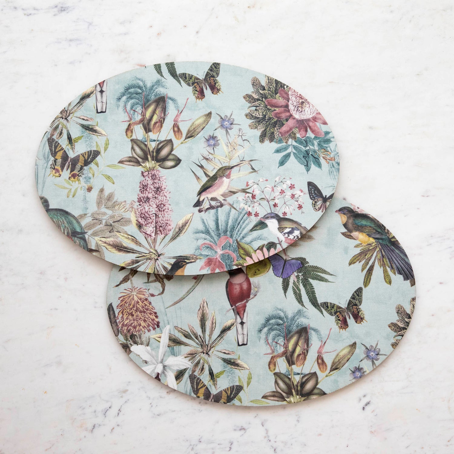 Oval Bright Floral Placemats