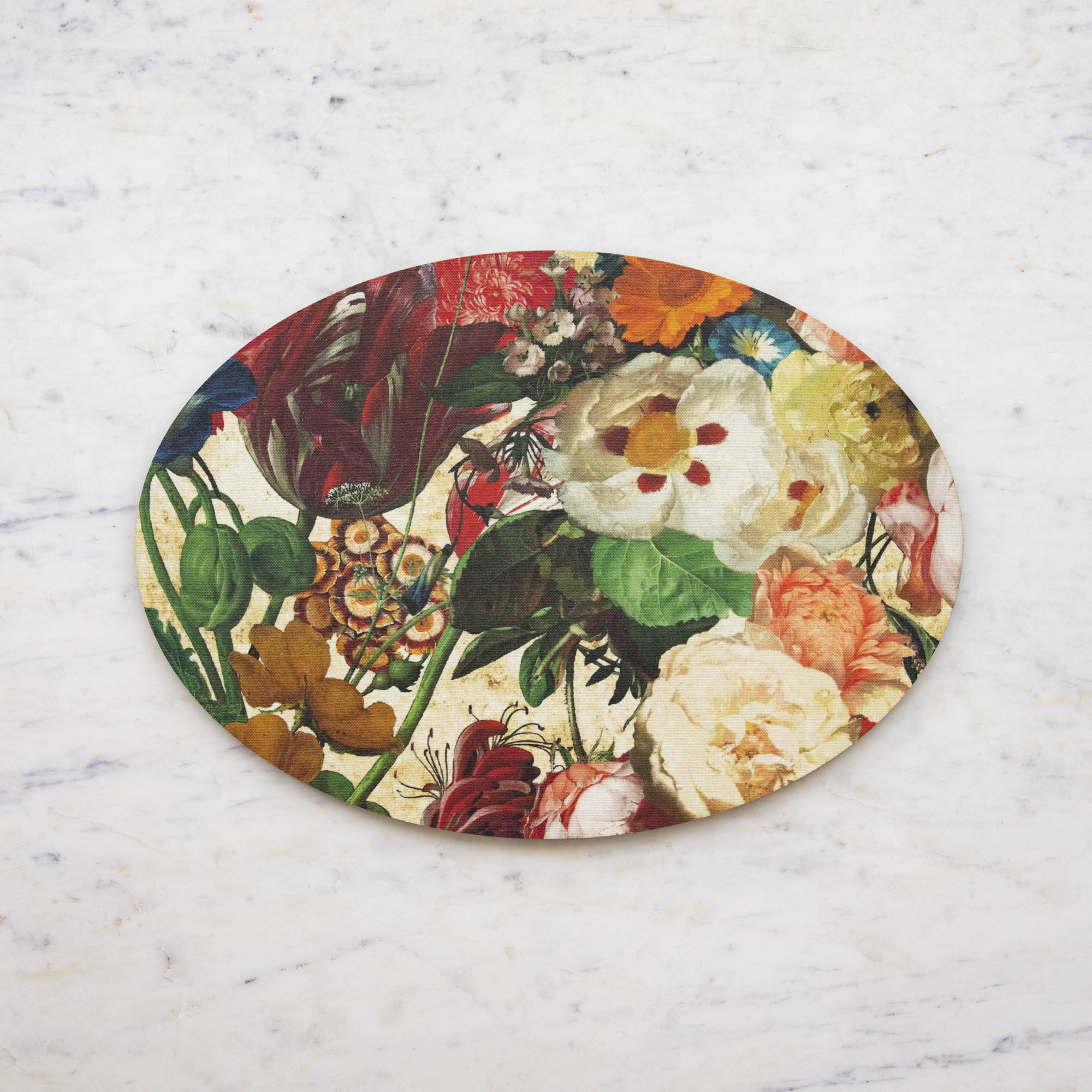 Oval Flemish Flowers Placemats