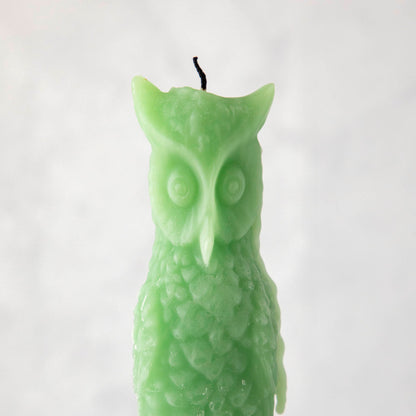 Unscented Owl Taper Candle, Set of 2