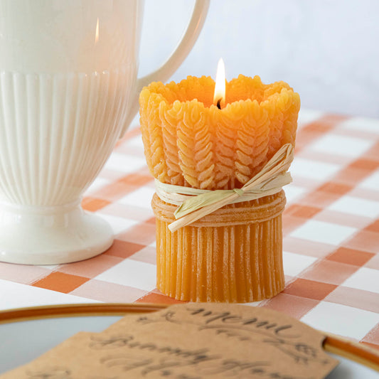 Unscented Wheat Bundle Candle
