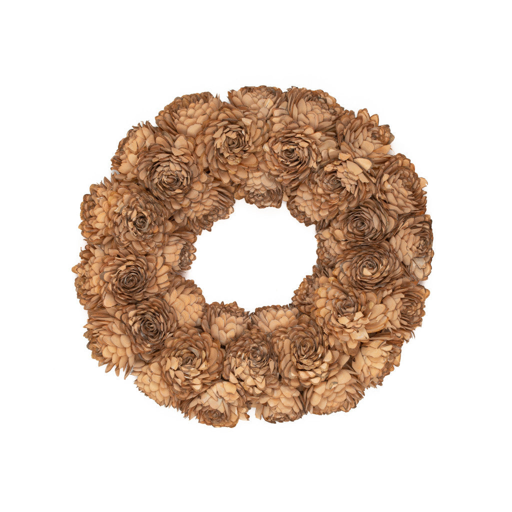 Shola Almond Flower 15&quot; Wreath