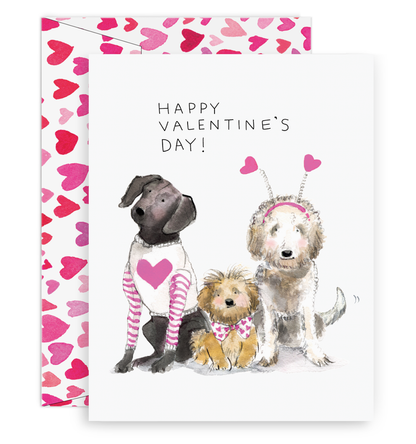 Doggie Dress-up Vday Boxed Card Set