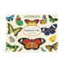 A Cavallini Papers & Co Butterflies Stationery Set, inspired by the Archives, includes cards, folded notes, envelopes, and stickers with a butterfly theme.