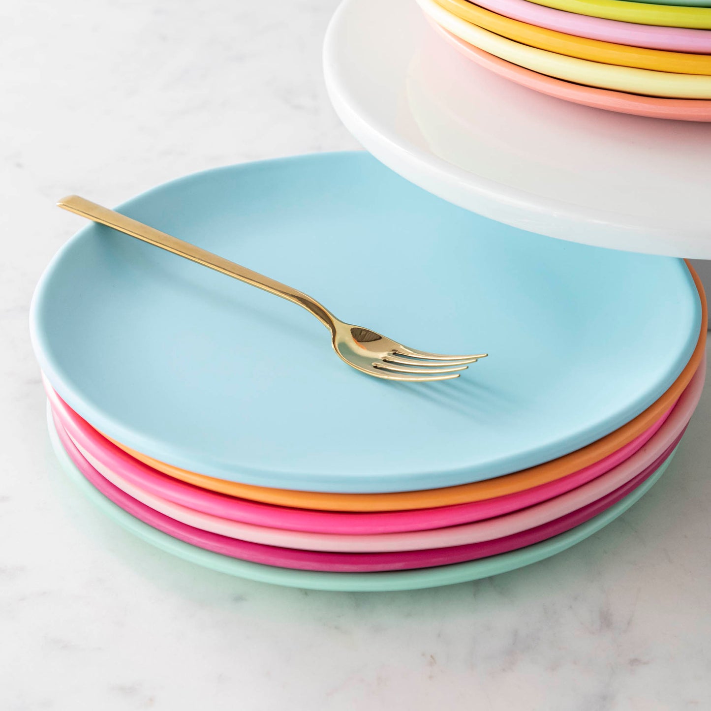 Rainbow Melamine Dinner Plate