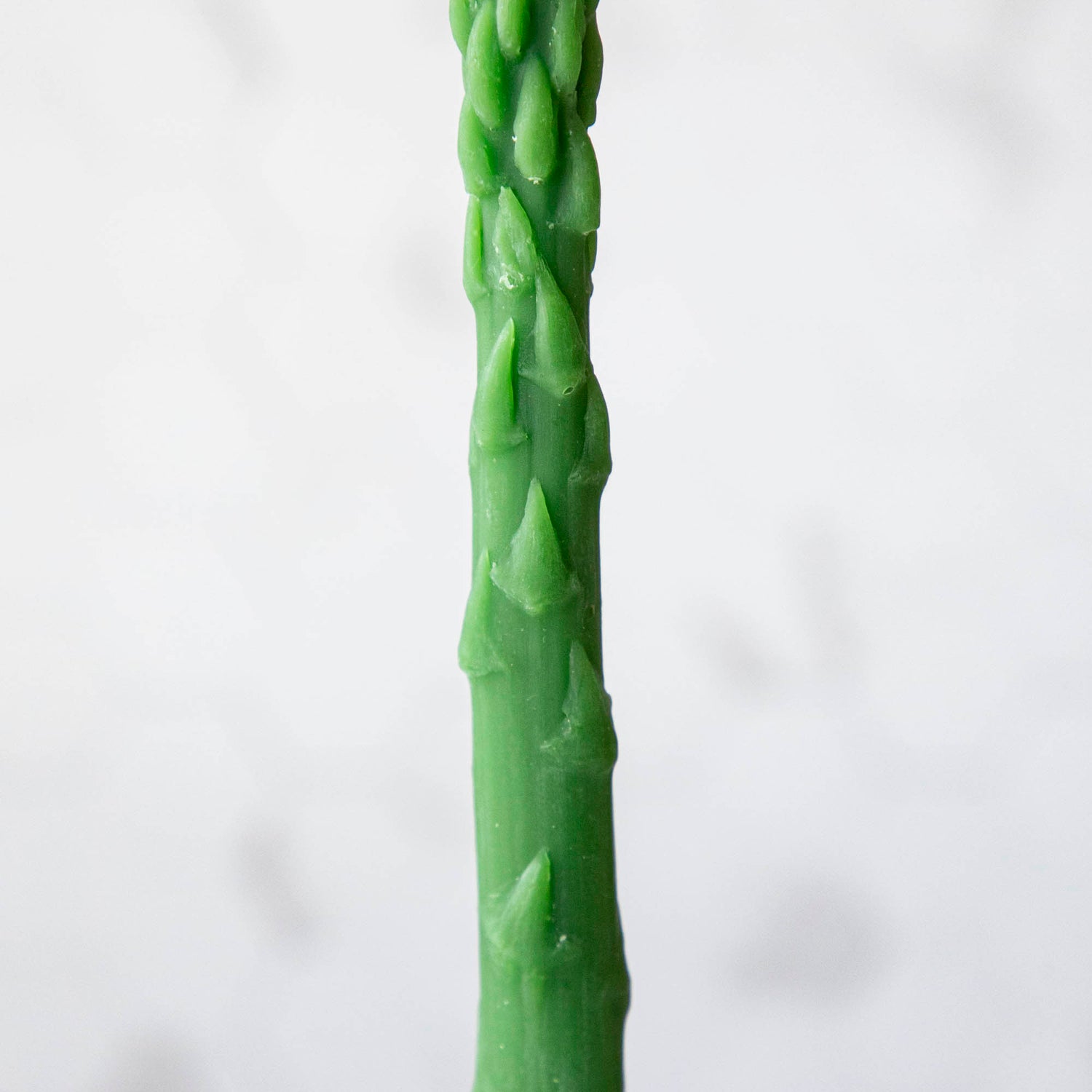 Green Asparagus Beeswax Taper Candle Set