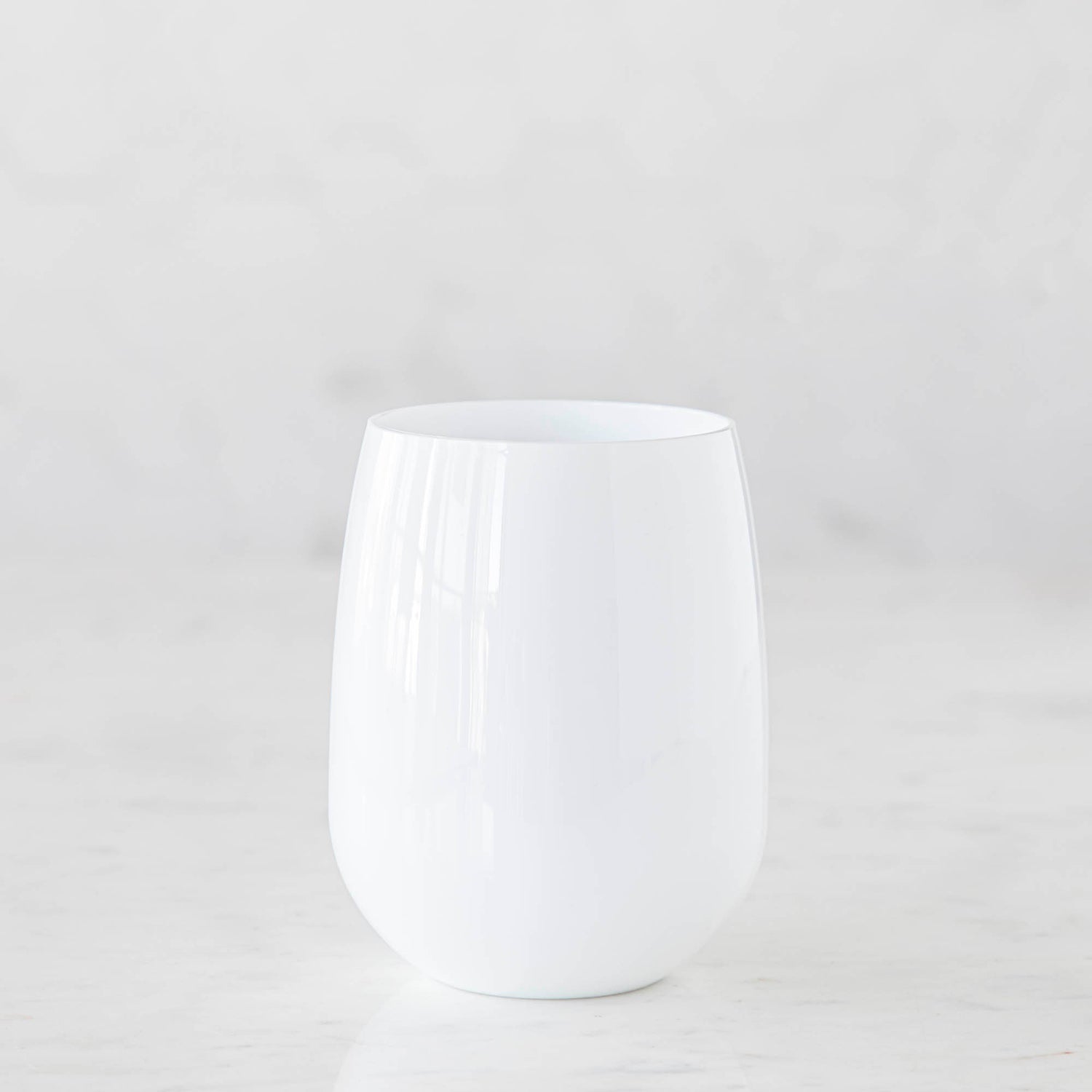 Single White SymGlass on white background