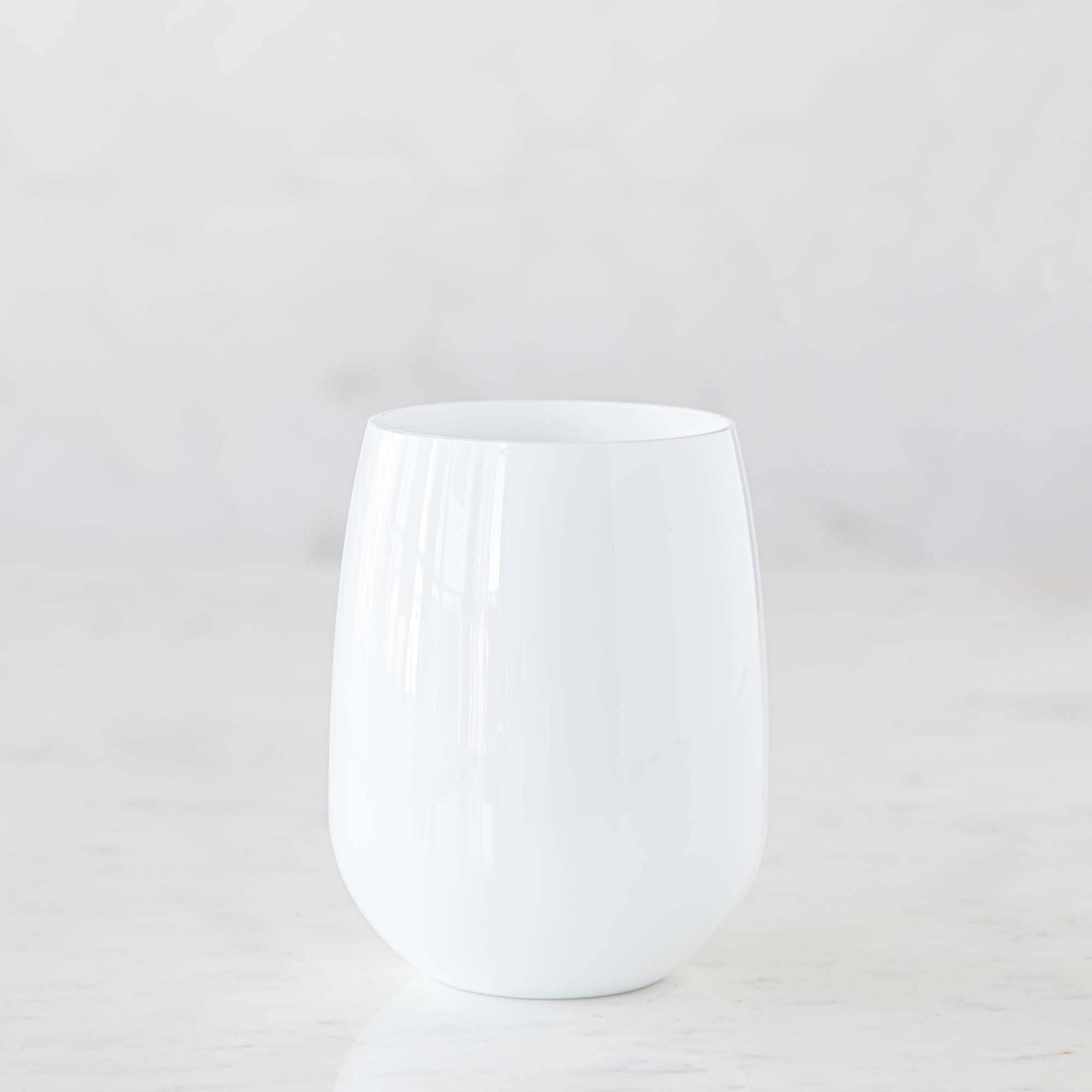 Single White SymGlass on white background