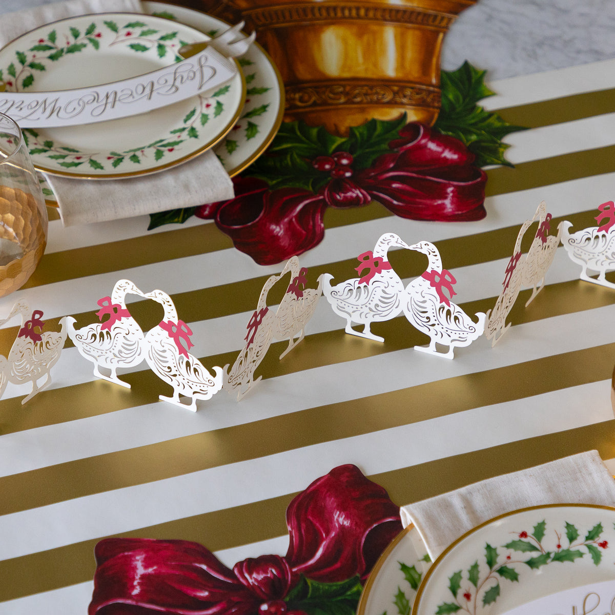 Geese Table Garland