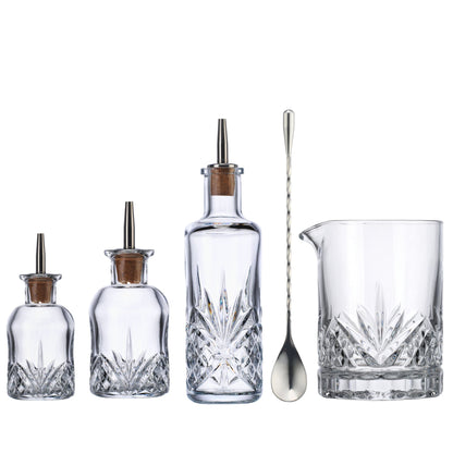 Dublin 8 Piece Crystal Bitters Set