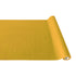 Roll of yellow fabric on a white background