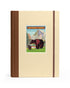 Notebook with a bear illustration and &