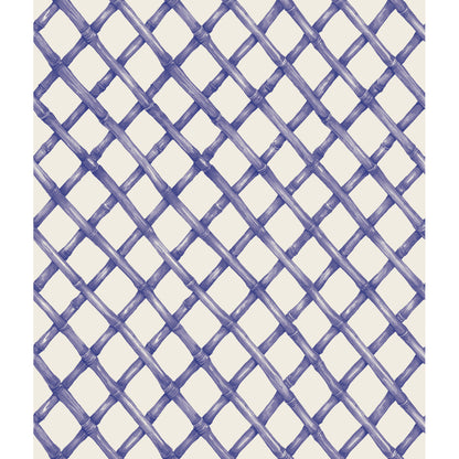 Blue Lattice Wallpaper
