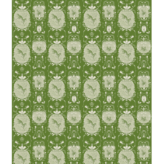 Moss Fable Toile Wallpaper