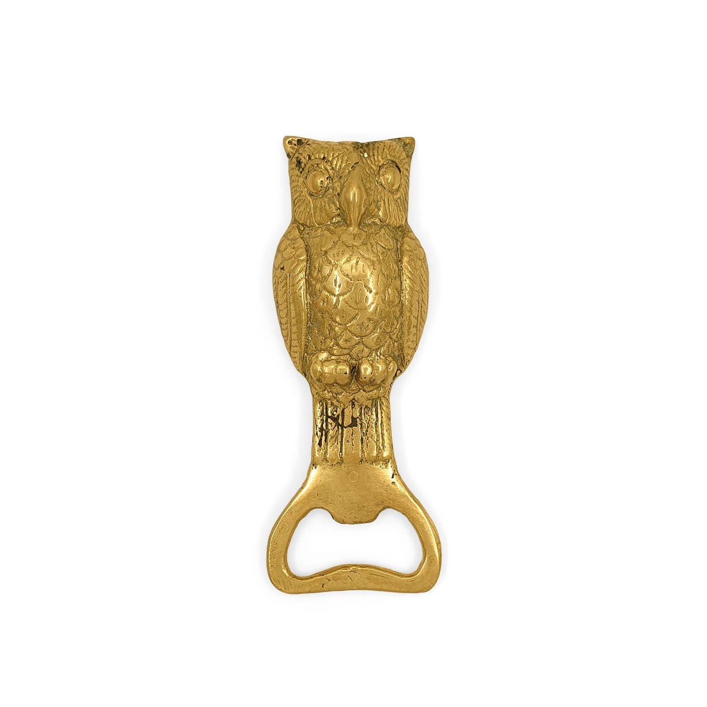 Brass Owl Bottle Opener