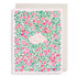 Floral card with &