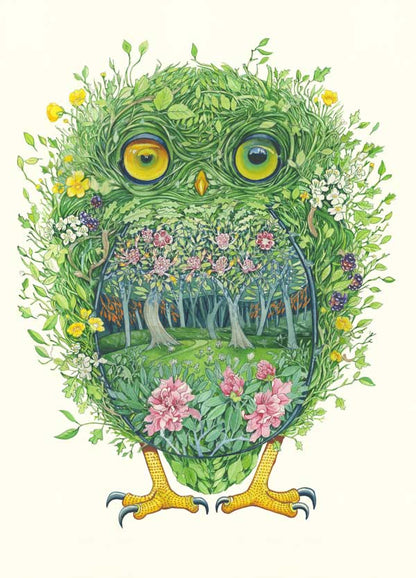 Owl from the Wild Wood Card