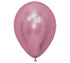 Eleven-inch Reflex Pink Balloon on a white background.