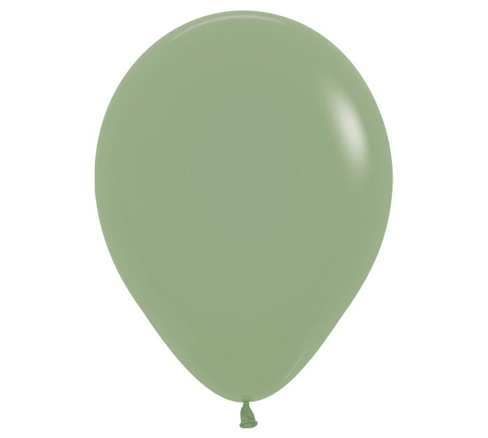 Twenty-four inch Deluxe Eucalyptus Balloon on a white background.