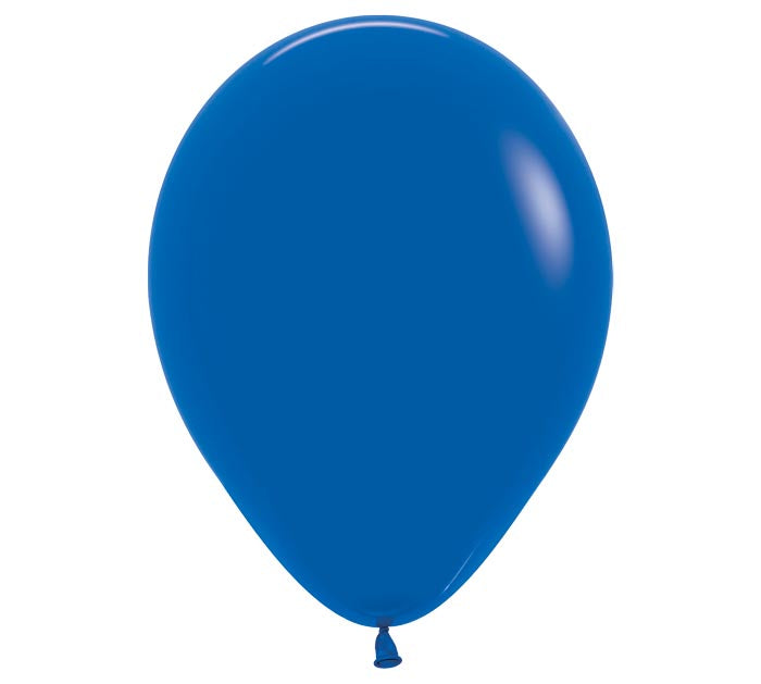 Blue balloon on a white background.