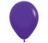 Eleven inch Fashion Violet balloon on a white background.