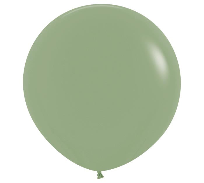 Five feet Deluxe Eucalyptus Balloon on a white background.
