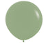 Five-inch Deluxe Eucalyptus Balloon on a white background.