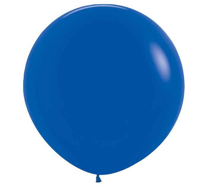 Blue balloon on a white background.