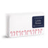 Pack of E. Frances Little Notes with candy cane design on a white background