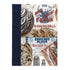 Outside cover of a recipe book printed with various bread brands and loaves of bread. 