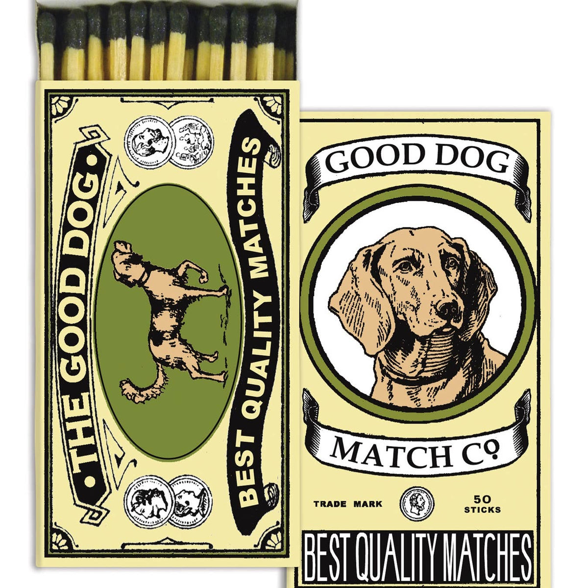 Two matchboxes from &
