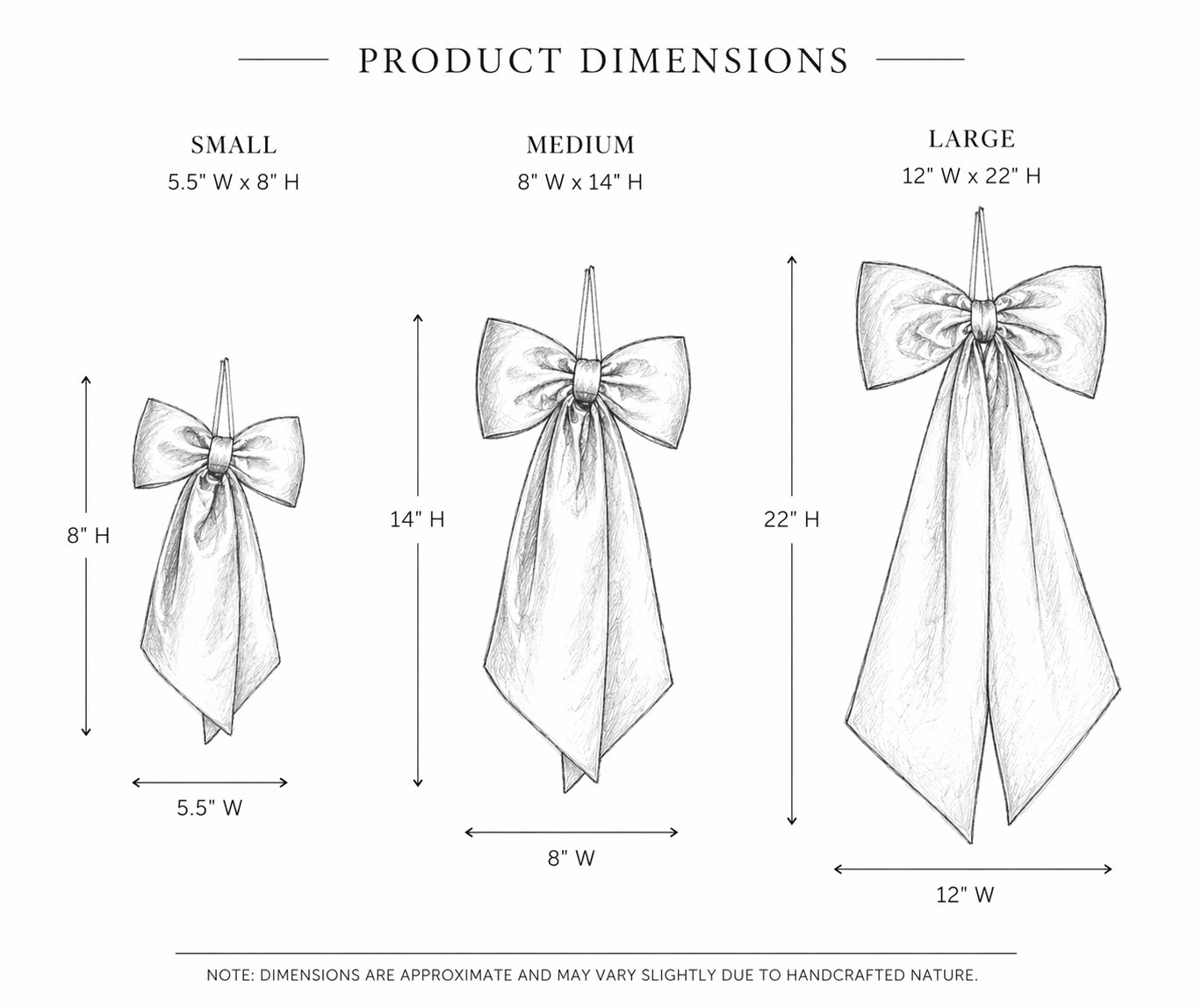 Red Velvet Fabric Bow