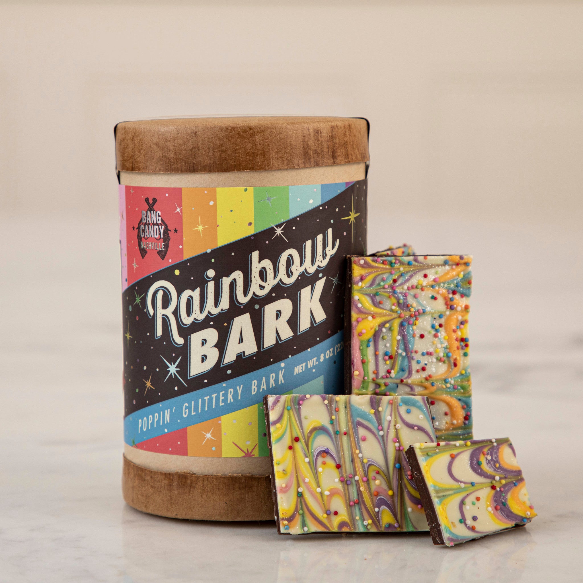 Rainbow Bark Candy - A Magical Mess