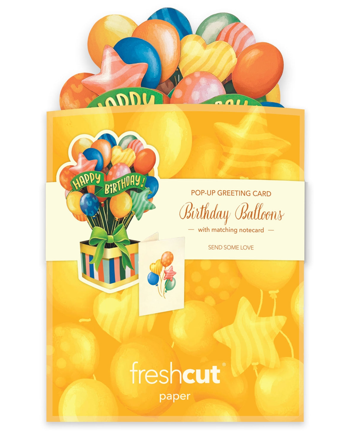 Mini Birthday Balloon Pop Up Card
