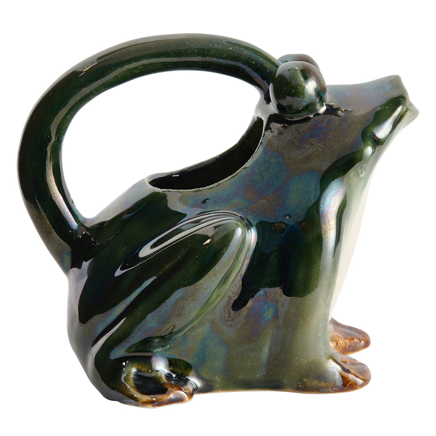 32 oz. Stoneware Frog Watering Pitcher