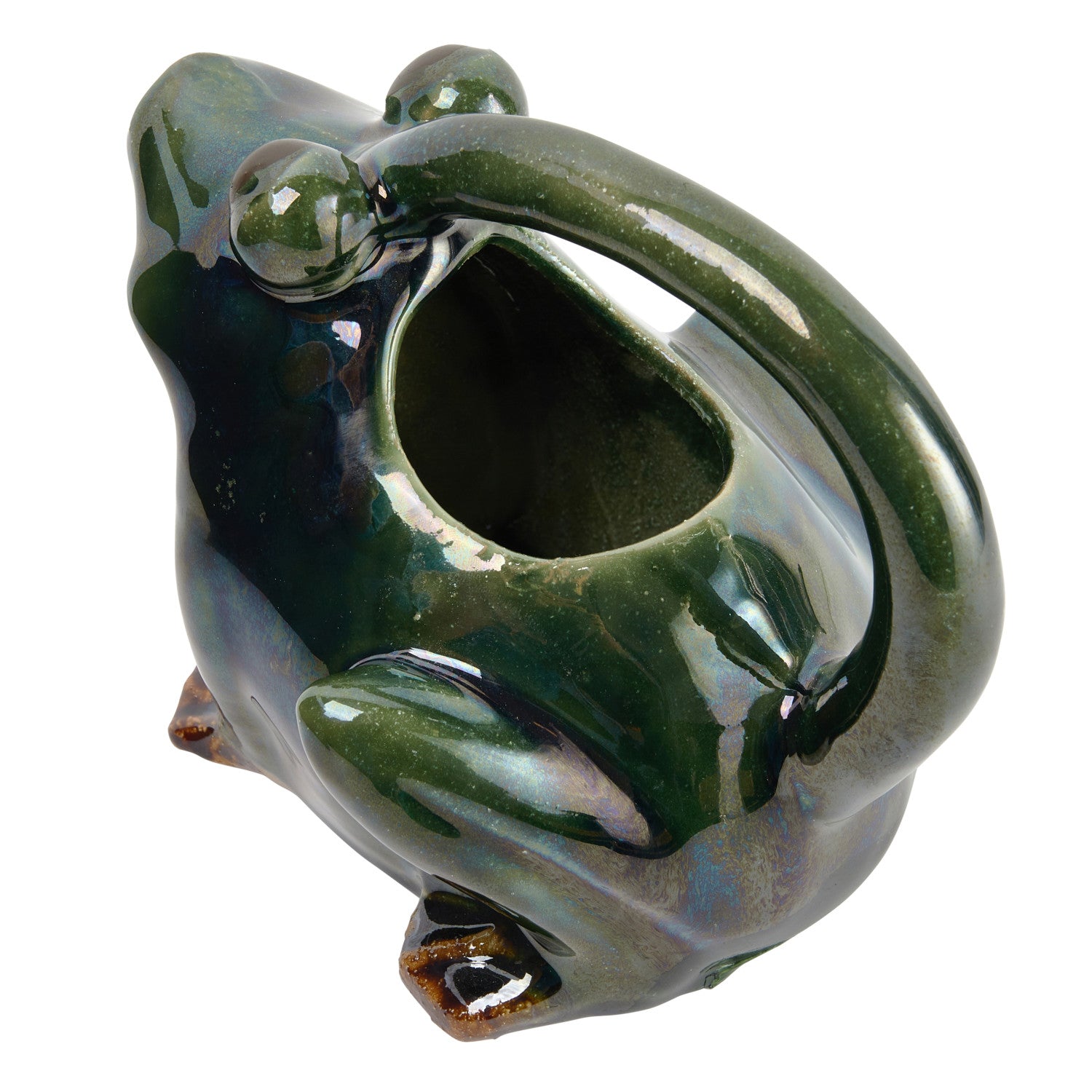 32 oz. Stoneware Frog Watering Pitcher