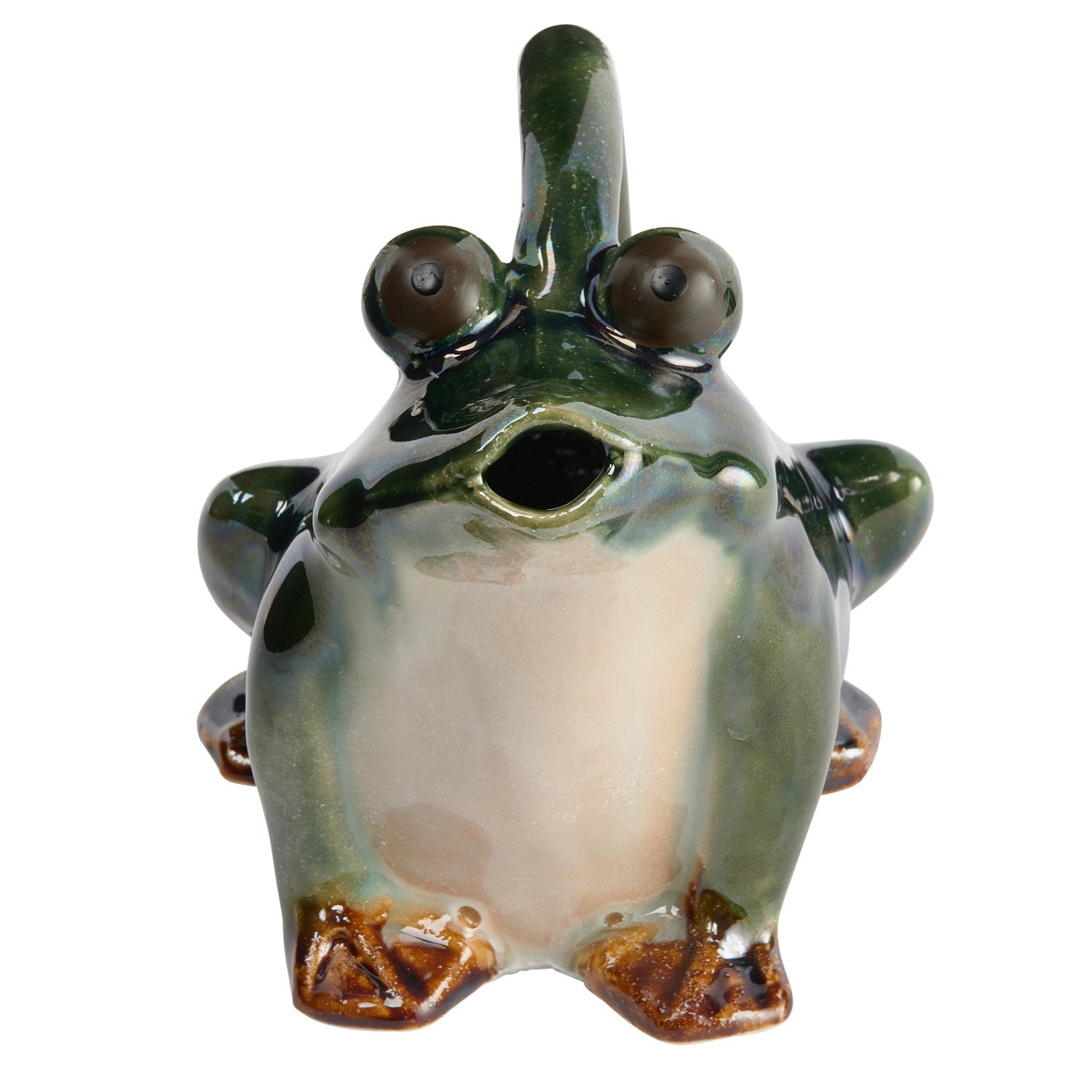 32 oz. Stoneware Frog Watering Pitcher