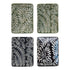 Stoneware Dish w/ Wax Relief Botanicals, 2 Colors, 2 Styles