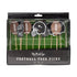 Set of football themed food picks in packaging. 