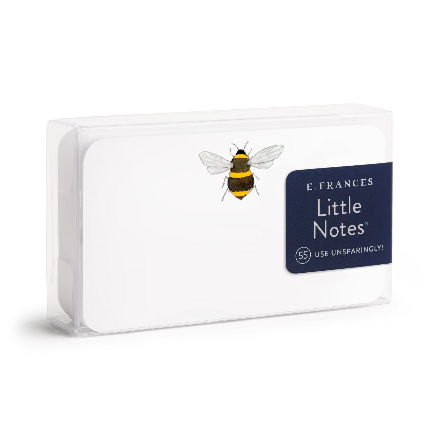 Pack of E. Frances Little Notes with a bee illustration on a white background.