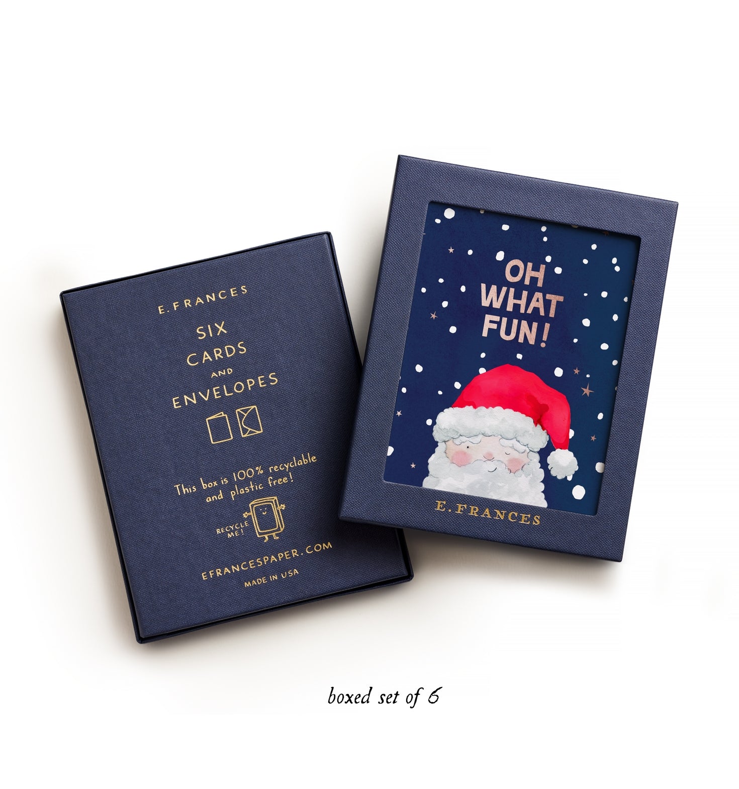 Oh What Fun Santa Boxed Card Set – Hester & Cook