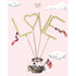 Mini 4" Gold "Love" Sparkler Wand Card