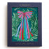 Set of 6 cards and envelopes with a colorful bow design on a green leafy background, branded &