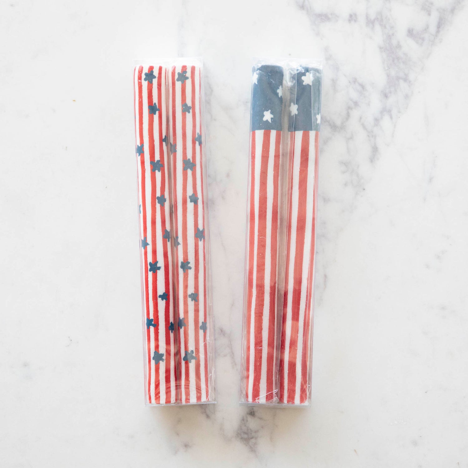 Star Spangled Taper Candles